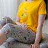 ست راحتی تیشرت و شلوارک زنانه Rest