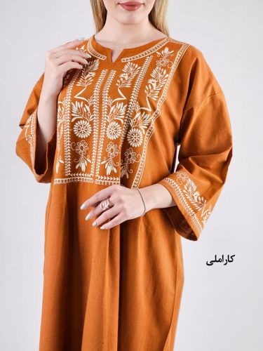 پیراهن مانتویی بلند هور