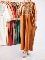 پیراهن مانتویی بلند هور