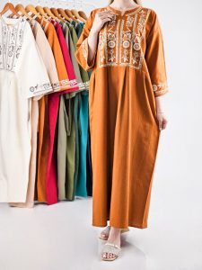 پیراهن مانتویی بلند هور