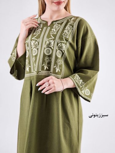 پیراهن مانتویی بلند هور