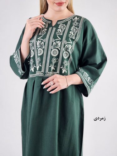 پیراهن مانتویی بلند هور