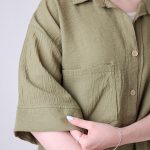 شومیز مانتویی لینن شاپرک