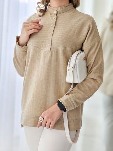 تونیک مانتویی لینن درین