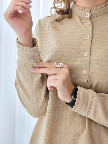 تونیک مانتویی لینن درین