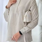 تونیک مانتویی لینن درین