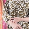پیراهن بلند طرحدار فلور (ایراددار)
