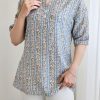 تونیک یقه V غنچه