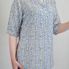 تونیک یقه V غنچه