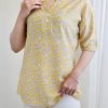 تونیک یقه V غنچه