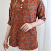 تونیک یقه V غنچه