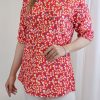 تونیک یقه V غنچه