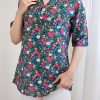 تونیک یقه V غنچه
