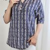 تونیک یقه V غنچه