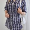 تونیک یقه V غنچه