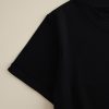 تیشرت مشکی ساده زنانه H&M