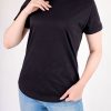 تیشرت مشکی ساده زنانه H&M