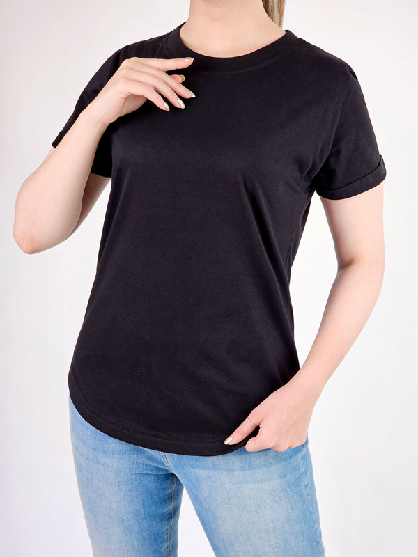 تیشرت مشکی ساده زنانه H&M
