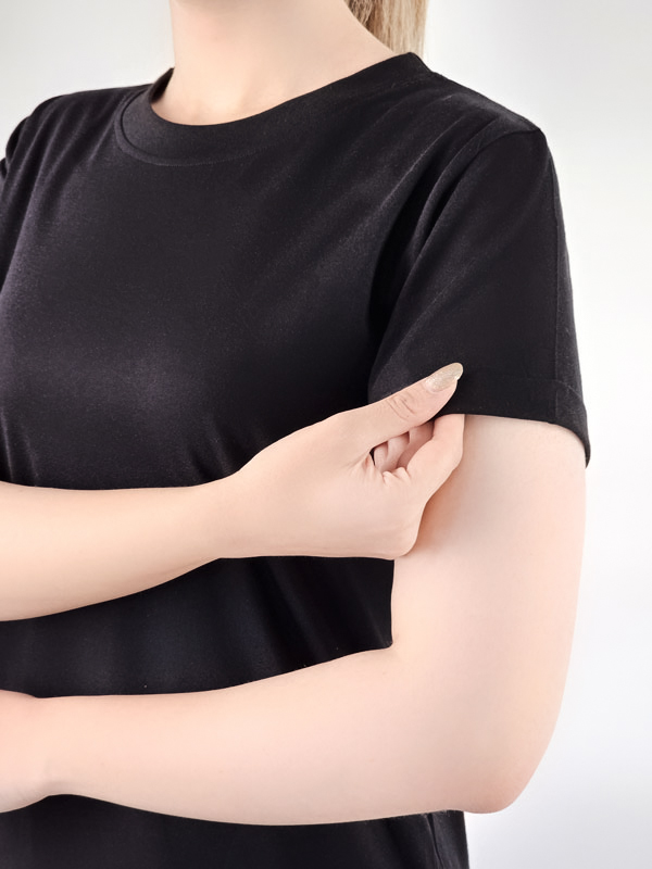 تیشرت مشکی ساده زنانه H&M