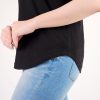 تیشرت مشکی ساده زنانه H&M