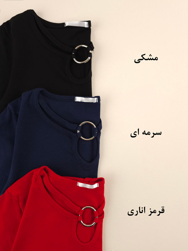 تیشرت یقه فانتزی روشا