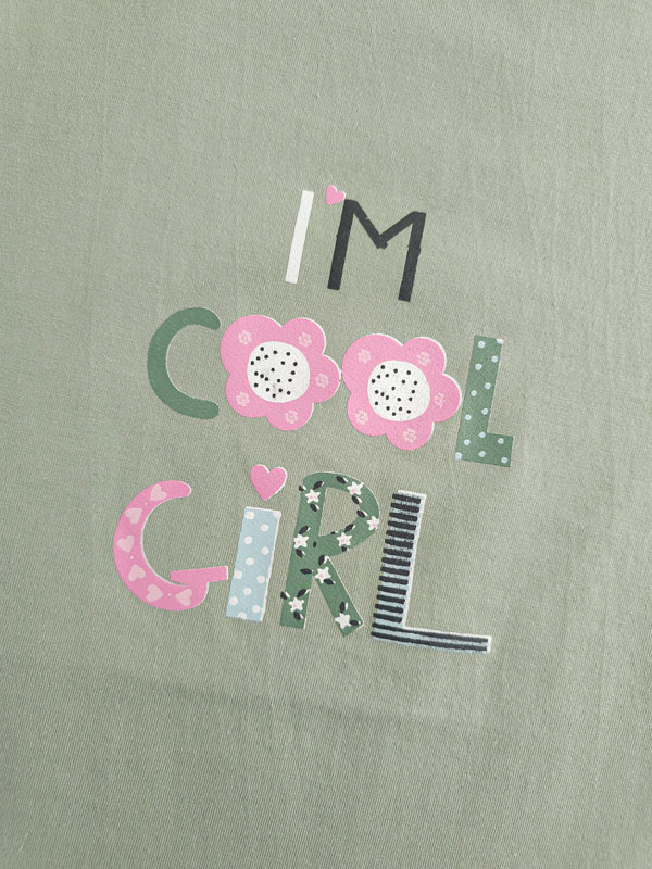 ست راحتی زنانه تیشرت و شلوار Cool girl