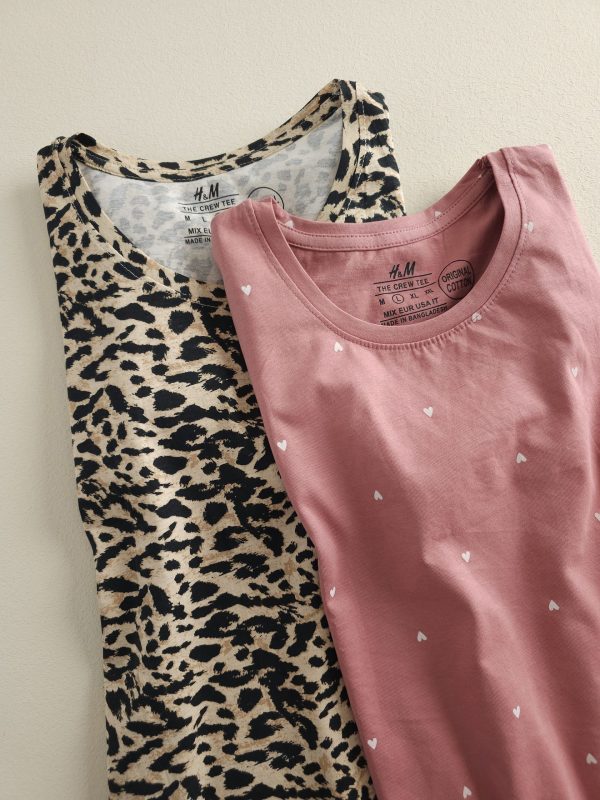 ست راحتی تیشرت و شلوار H&M