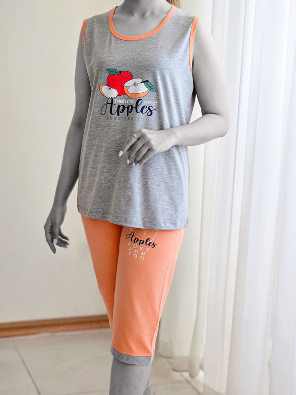 ست راحتی زنانه تاپ و شلوارک Fresh and sweet