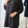 تونیک مانتویی راه راه نیها