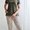 ست راحتی زنانه تیشرت و شلوارک Nice life