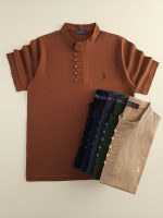تیشرت یقه دیپلمات مردانه