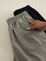 شلوار راسته کلاسیک الیاف طبیعی